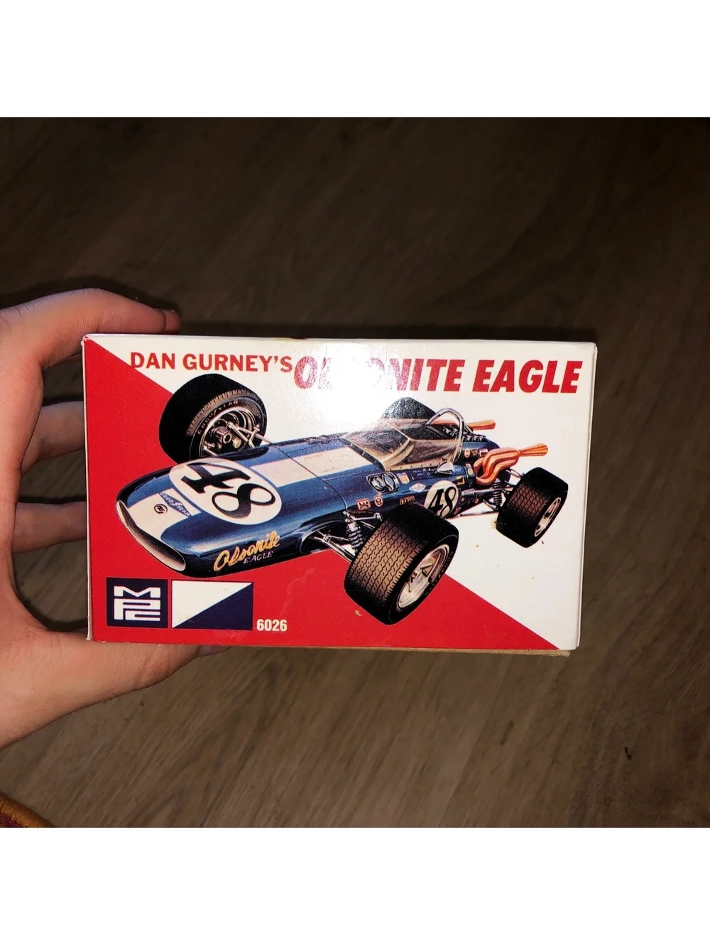 MPC 1/25 Scale Model Kit Dan Gurney's Olsonite Eagle #6026 Sealed Grand Prix Dad